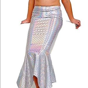 Justice Girl’s bathing suit mermaid skirt